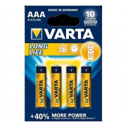 BATERIA VARTA LONGLIFE AAA LR03 (4 SZT W BLISTRZE) OPK AMTRA AMT 38-001