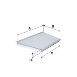 FILTR KABINOWY MERCEDES C SERIA W203 5/00- K1106 SZT SCT SA1158