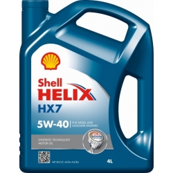 OLEJ SHELL HELIX HX7 5W40 4L API:SL/CF, ACEA:A3/B3/A3/B4, BMW LL-01, MB 229.5/226.5, VW 502.00/505.00 4L SHELL SH00226