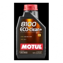 OLEJ MOTUL 8100 ECO-CLEAN+ C1 5W30 1L ACEA:C1 JASO:DL-1, FORD:WSS M2C934B, MAZDA 5, 6 DIESEL (DPF) SZT MOTUL MO 101580